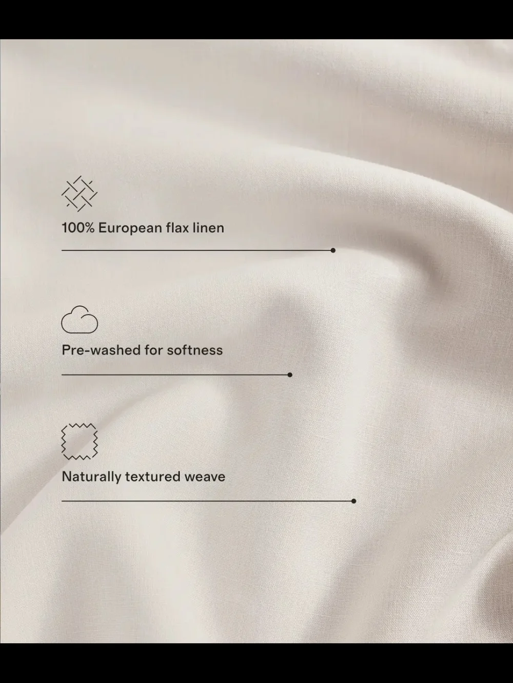 Quince European Linen Duvet Cover In White, Sz Twin MSRP $134, New